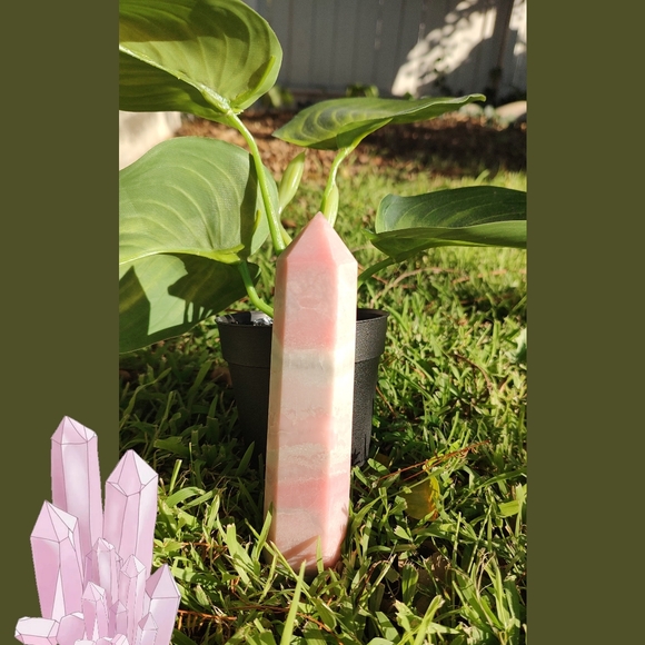 Peruvian Pink Opal Tower - Picture 1 of 7